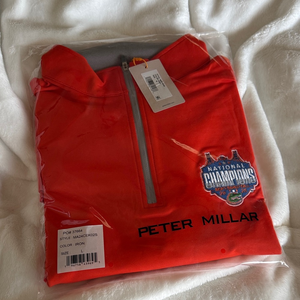Florida Gator qtr zip Peter Millar size M